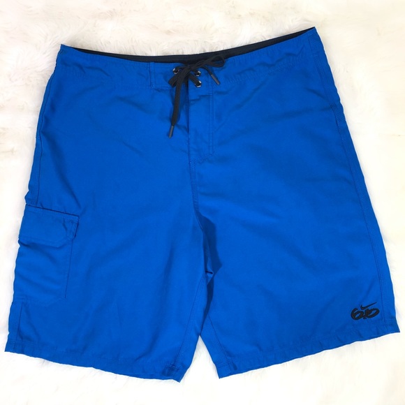 Nike Other - Nike 6.0 Blue Swim Board Shorts Size 36